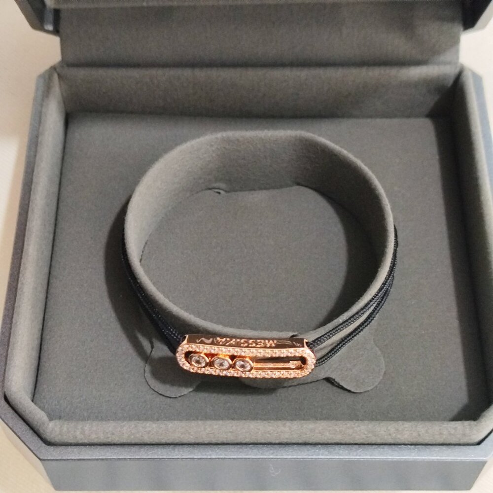 Messika Sliding Knot Adjustable Diamond Bracelet - Picture 8 of 9